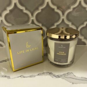 Life in Lilac ‘Your Highness’ candle - brand new in box!